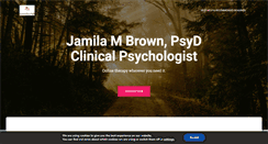 Desktop Screenshot of jamilambrownpsyd.com